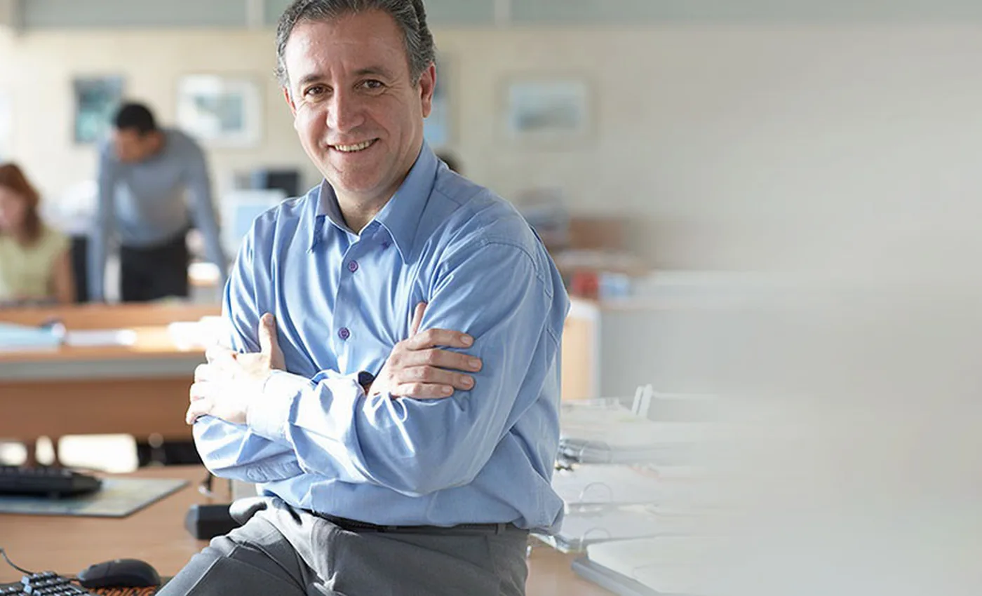 Business leader in an office